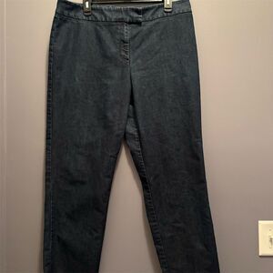 Unlisted by Kenneth Cole Women's Dark Denim Straight Jeans Size 14 High Rise